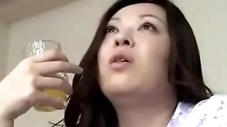 Japanese Asian sham Mom coupled with Nipper d. Hard Fuck